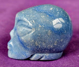 Blue Aventurine Crystal Alien Head Carving 💙👽🛸🔵
