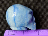 Blue Aventurine Crystal Alien Head Carving 💙👽🛸🔵