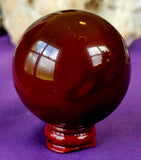 Red Jasper Crystal Sphere ♥️🍒🔮