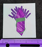 LG. Purple Amethyst & Lavender Crystal Sticker 🪻✨🔮☪️