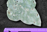 LG. Moss Agate Crystal Butterfly Carving 💚🦋🤍