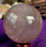 Blue Rose Quartz Crystal Sphere 💙🔮🔵
