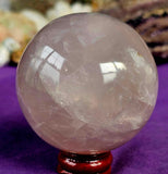 Blue Rose Quartz Crystal Sphere 💙🔮🔵