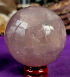 Blue Rose Quartz Crystal Sphere 💙🔮🔵