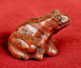 Brecciated Jasper Crystal Frog Figurine 🐸