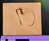 XXL Purple & Pink Amethyst Crystal Crescent Moon w/Red Hematoid Inclusions & Druzies 🩷💜❤️🌙🌛☪️