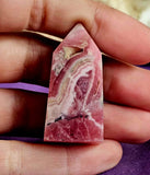 SM. Rhodochrosite Obelisk Crystal Tower #2 😍🌷🩷✨