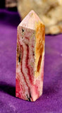 SM. Rhodochrosite Obelisk Crystal Tower #1 😍🌷🩷✨