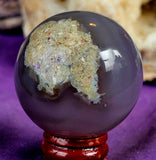 Blue Agate w/Druzy Crystal Sphere 🔮🔵💎💙✨