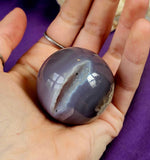 Blue Agate w/Druzy Crystal Sphere 🔮🔵💎💙✨