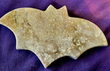 LG. Pink Amethyst Crystal Bat Silhouette Carving 🩷🦇✨🩷