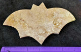 LG. Pink Amethyst Crystal Bat Silhouette Carving 🩷🦇✨🩷