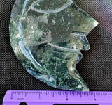 LG. Moss Agate Crystal Crescent Moon 🌙🍃💚