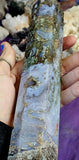 XXL Moss Agate Crystal Tower 💚✨🤍🌳
