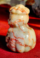 Red Veined Jasper Crystal Pumpkin Buddy 🎃👻🥹