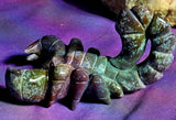 LG. Ocean Jasper Crystal Scorpion Carving #2 💜🦂🪸🌊 ♥️