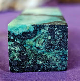 ✨RARE✨ African Turquoise Obelisk Crystal Tower 🤩🩵🖤🩵💚🤩