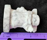 Howlite Crystal Star Wars 'Grogu' Figurine ✨💚🖤🤍🥹