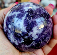 ✨Gorgeous✨ Lepidolite Crystal Sphere 🔮😍🌌💜