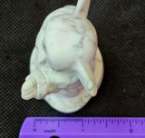 Howlite Crystal Star Wars 'Grogu' Figurine ✨💚🖤🤍🥹