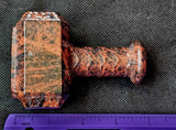 LG. Mahogany Obsidian Crystal Thor's Norse God Hammer Carving 🖤🔨⚒️❤️