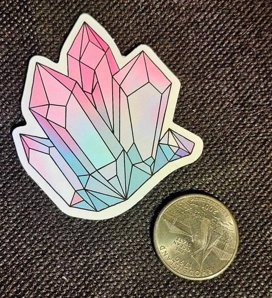 Pastel Crystal Points Enchanted Sticker