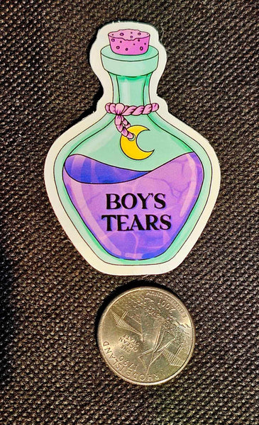 Boy’s Tears Potion Bottle Enchanted Sticker