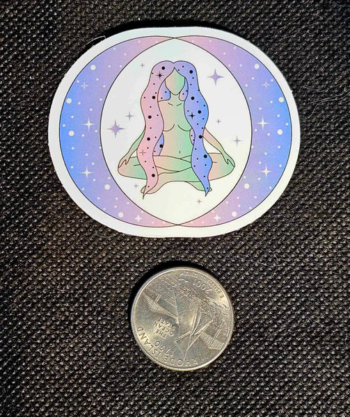 Cosmic Woman Enchanted Sticker