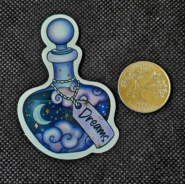 Purple Potion Bottle Of Dreams Enchanted Sticker