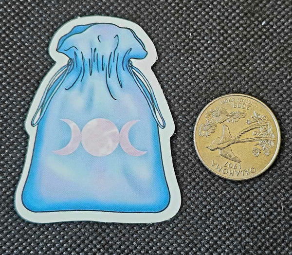 Blue Bag Of Moonlight Enchanted Sticker