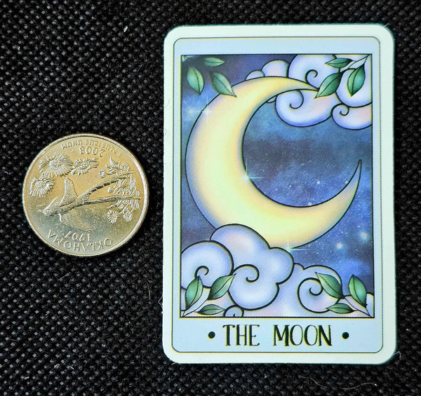 The Moon 🌙 Tarot Card Enchanted Sticker