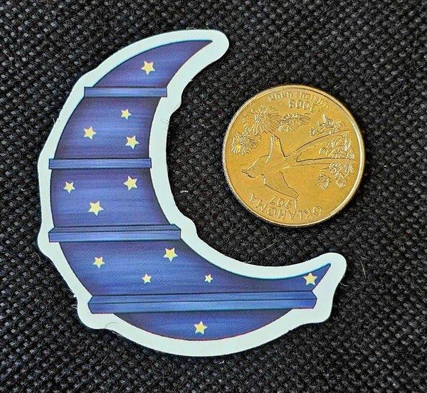 Moon 🌙 Crystal Shelf Enchanted sticker