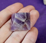 SM. Chevron Amethyst Crystal Pyramid ✨💜😍