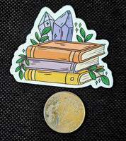 Books With Crystals Enchanted Sticker