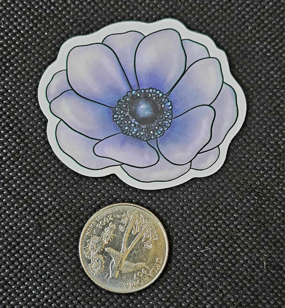 Pale Lavender Flower Enchanted Sticker