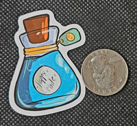 Happy Mode Potion Bottle Enchanted Sticker