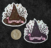 Feminist Witches Hat Enchanted Sticker