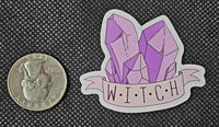 Crystal Witch Enchanted Sticker