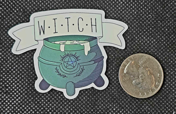 Witch 🧙 Cauldron Enchanted Sticker