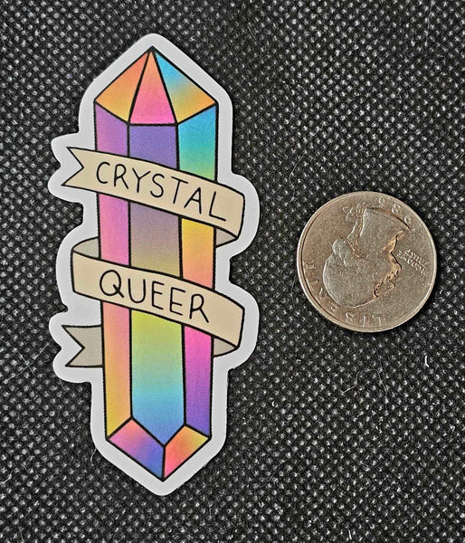 Double Point Crystal Queer Enchanted Sticker