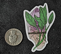 Pick Crystal Point With Mint Enchanted Sticker