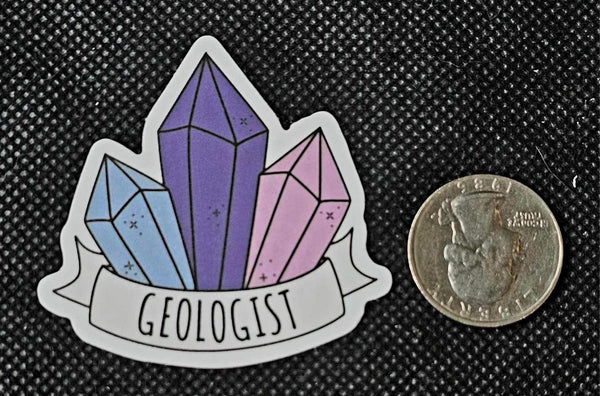 Crystal Geologist Enchnted Sticker