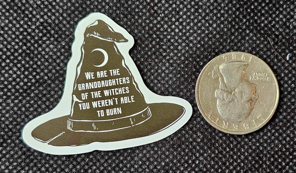 We Are The Granddaughters Witches Hat Enchanted Sticker