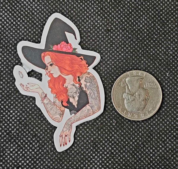 Red Haired Witch 🧙 Enchanted Sticker