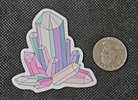 Rainbow Crystal Cluster Enchanted Sticker