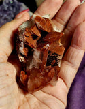 Raw Red Capped Hematoid Calcite Crystal Specimen ♥️😍🍒