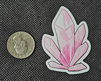 Pale Pink Crystal Points Enchanted Sticker