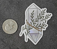 Lavender Crystal Point Enchanted Sticker