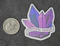 Pink And Purple Crystal Queer Enchanted Sticker