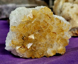 Heat Treated Citrine Crystal Cluster